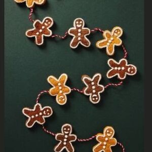 Anthropologie Gingerbread Garland